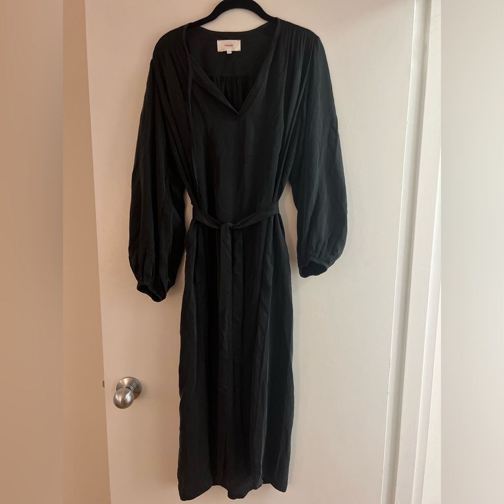 Xirena Black Silk Dress